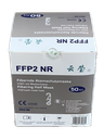 TSM103/50 Atemschutzmaske FFP2 (NR) CE Zertifikat, ohne Ventil, ear loops , mit Haken, Karton 1000stk