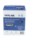 TSM106/50 Atemschutzmaske FFP2 (NR) CE Zertifikat, ohne Ventil, ear loops , mit Nasenschoner, Karton 1000stk